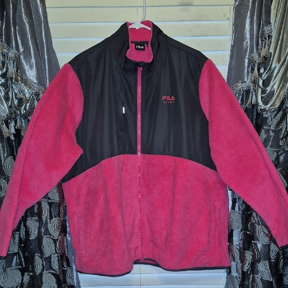 Fila Jackets & Blazers - FILA Women's Pink and Gray Jacket. NWT. Size 3X.
